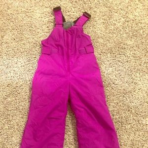 Columbia snow bib girls